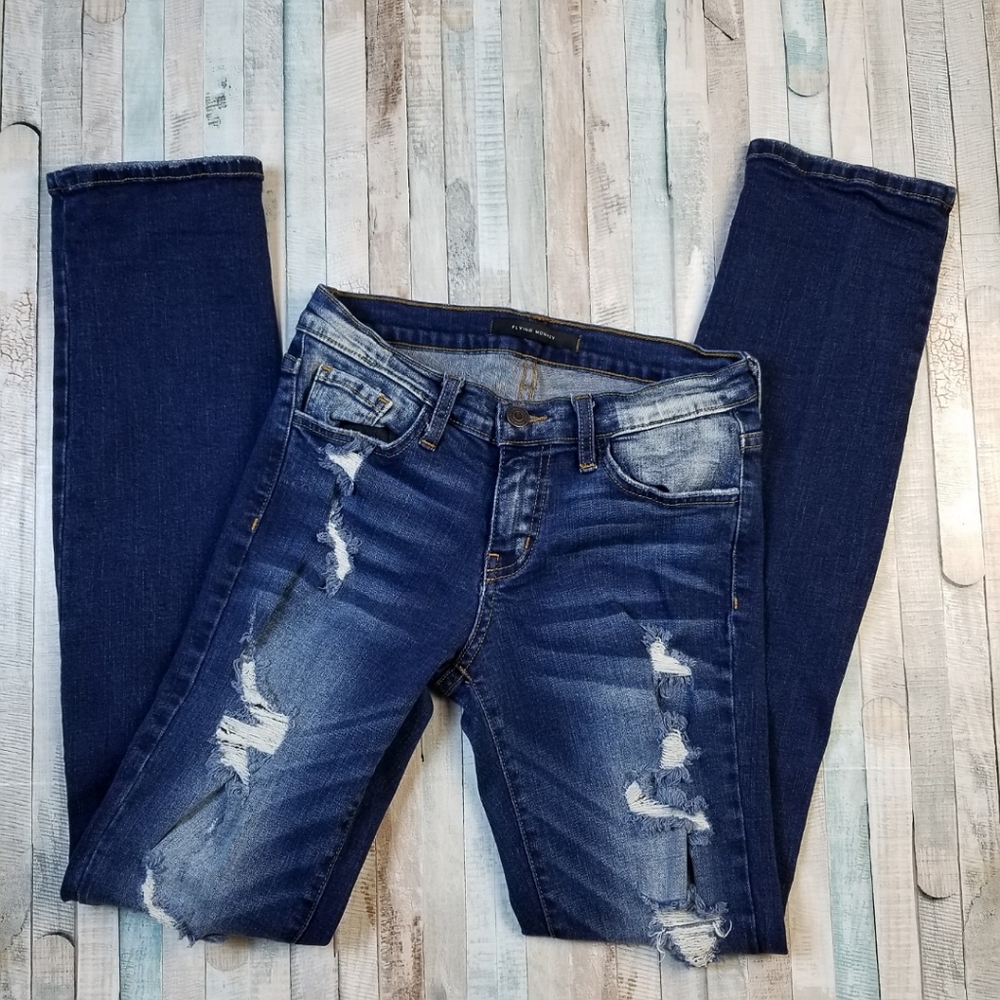 Flying Monkey Low Rise Straight Jeans - Picture 2 of 8